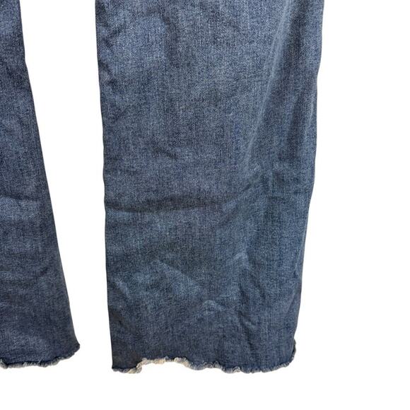 American Eagle Super High Rise Flare Medium Wash Next Level Stretch Jeans sz 14 - Picture 13 of 16